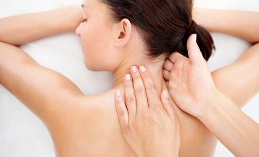 Neck massage helps relax muscles, relieve tension and pain